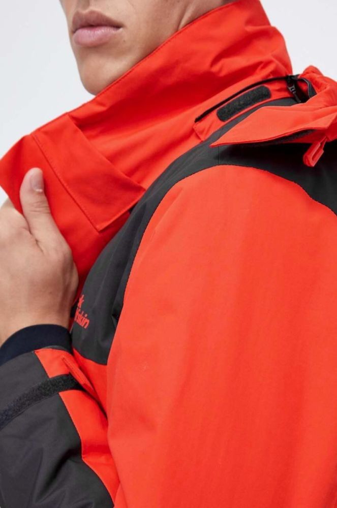 Куртка outdoor Jack Wolfskin Jasper 3in1 колір червоний фото 7