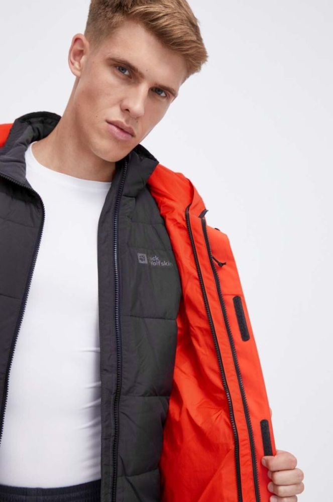 Куртка outdoor Jack Wolfskin Jasper 3in1 колір червоний фото 9