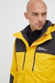 Куртка outdoor Jack Wolfskin Jasper 3in1 колір жовтий Куртка outdoor Jack Wolfskin Jasper 3in1 колір жовтий