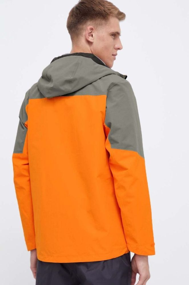 Куртка outdoor Jack Wolfskin Glaabach 3in1 колір помаранчевий фото 4