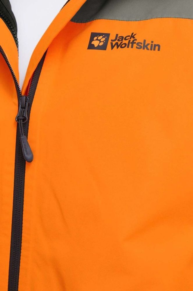Куртка outdoor Jack Wolfskin Glaabach 3in1 колір помаранчевий фото 7
