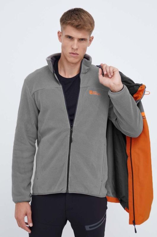 Куртка outdoor Jack Wolfskin Taubenberg 3in1 колір помаранчевий фото 2