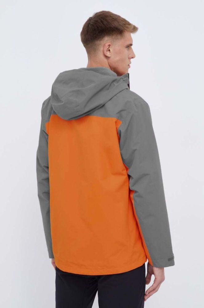 Куртка outdoor Jack Wolfskin Taubenberg 3in1 колір помаранчевий фото 4