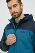 Куртка outdoor Jack Wolfskin Taubenberg 3in1 колір блакитний Куртка outdoor Jack Wolfskin Taubenberg 3in1 колір блакитний
