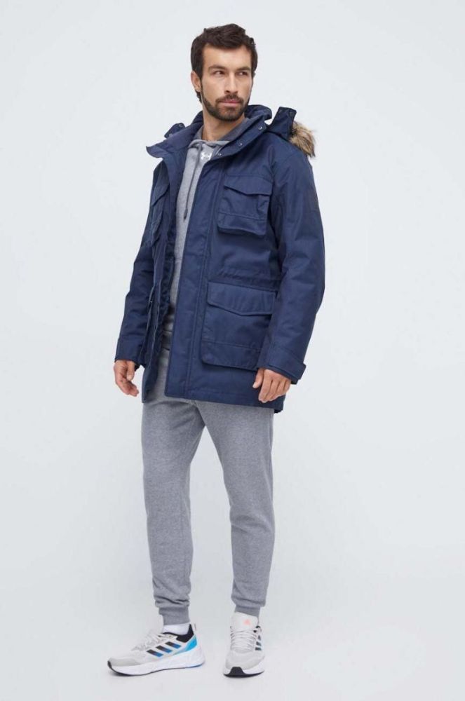Пухова куртка Jack Wolfskin чоловіча колір синій зимова фото 2