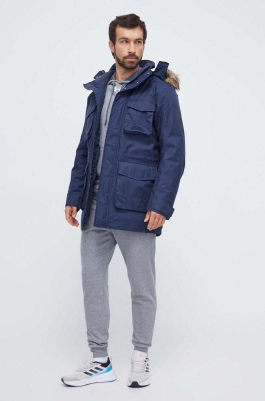 Пухова куртка Jack Wolfskin чоловіча колір синій зимова фото 2