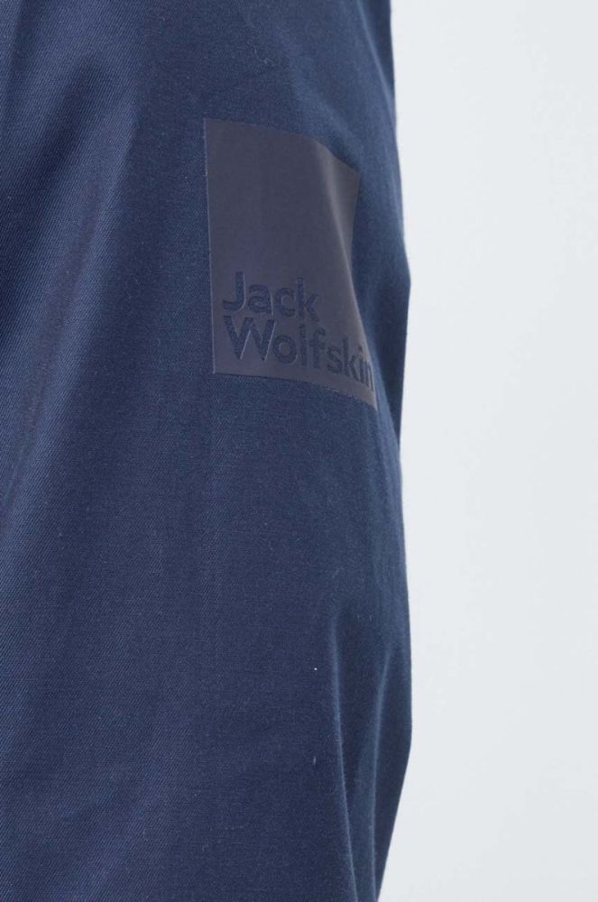 Пухова куртка Jack Wolfskin чоловіча колір синій зимова фото 6