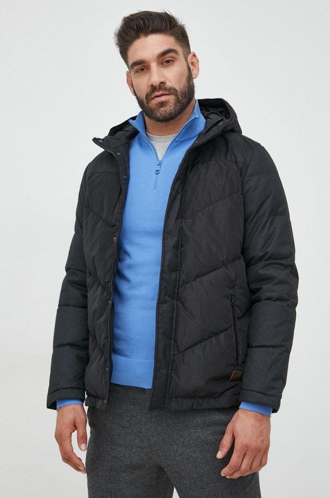 Пухова куртка La Martina чоловіча колір чорний зимова (2811897)