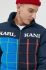Куртка Karl Kani чоловіча колір синій зимова oversize