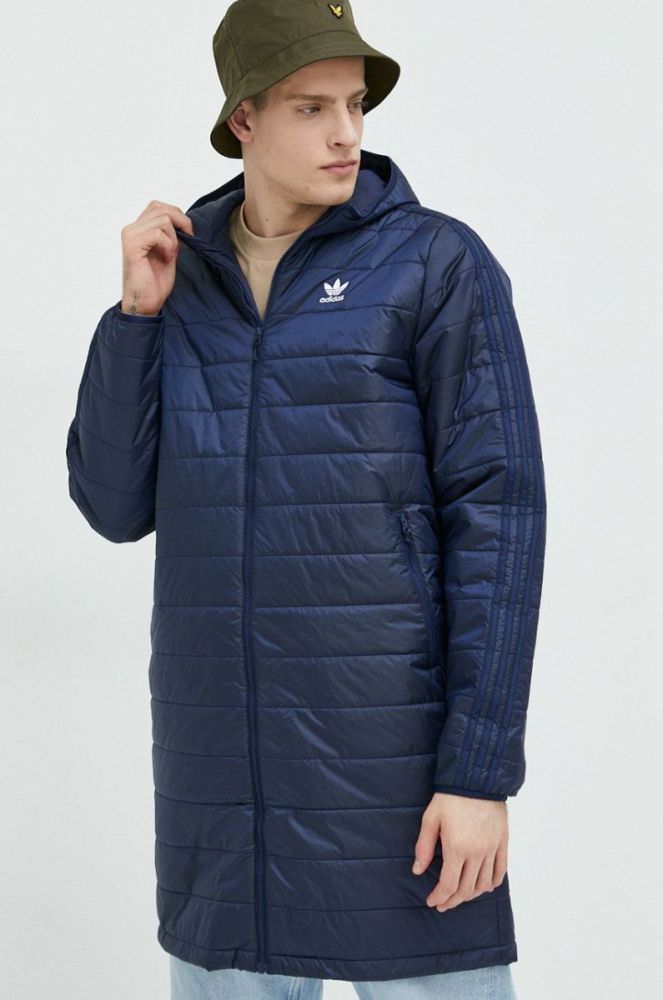 Куртка adidas Originals чоловіча колір синій перехідна (2893097) фото 2