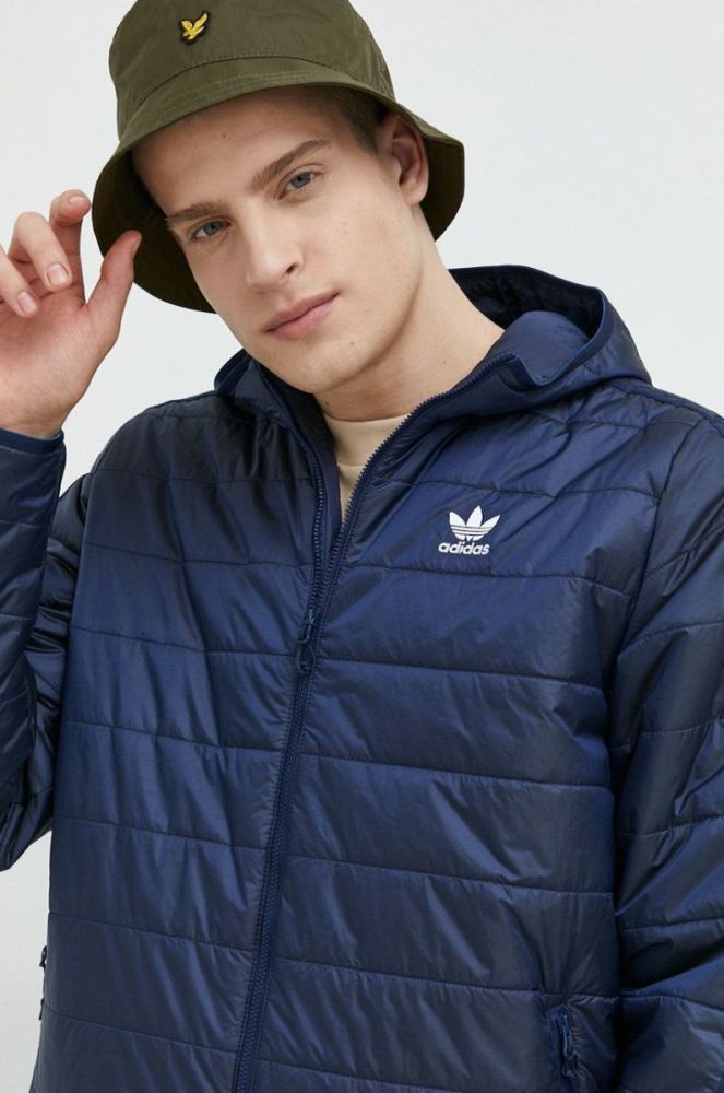 Куртка adidas Originals чоловіча колір синій перехідна (2893097) фото 4