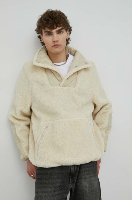 кофта Mustang чоловіча колір бежевий