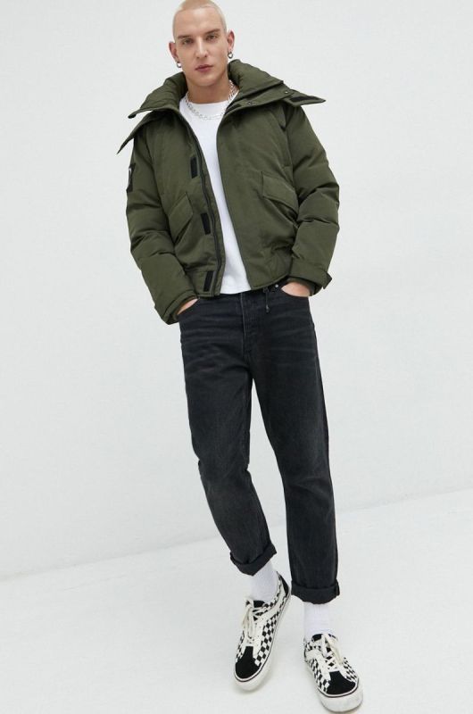 Куртка Superdry чоловіча колір зелений зимова (2908307) фото 2