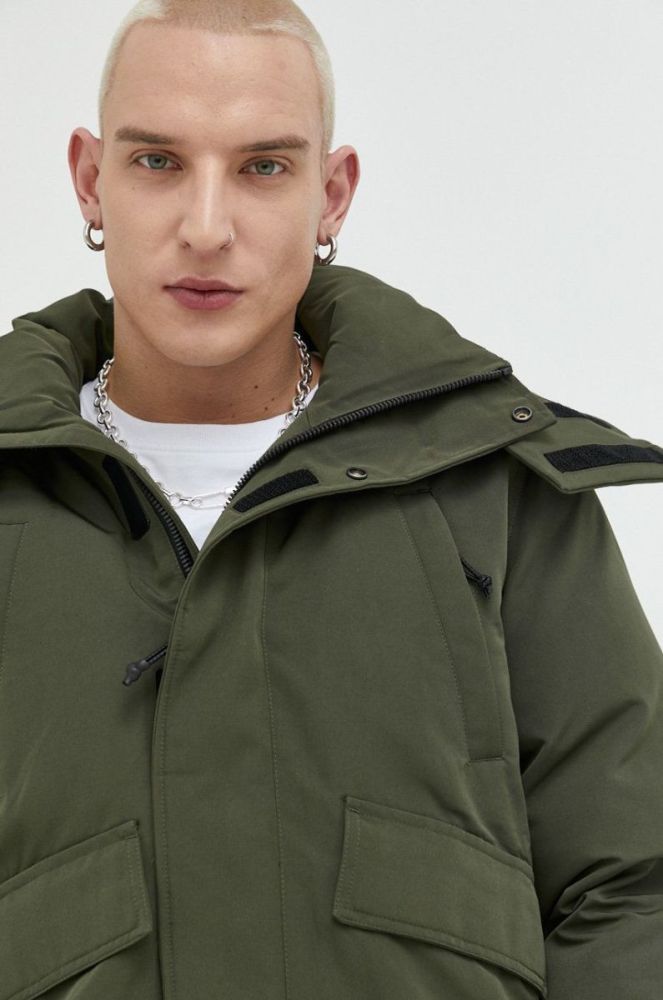 Куртка Superdry чоловіча колір зелений зимова (2908307) фото 5