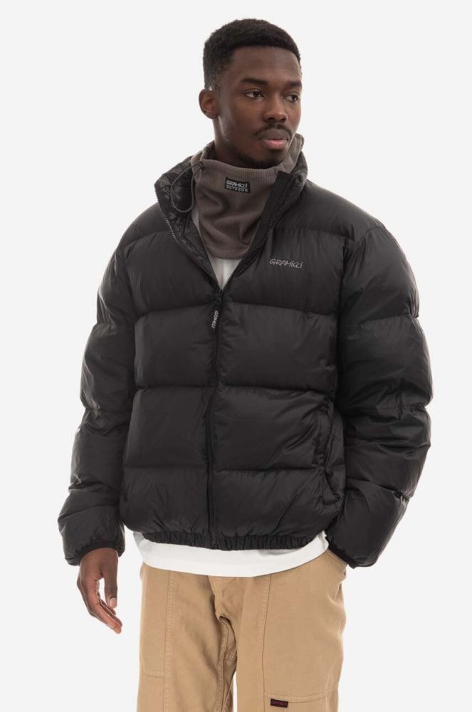 Пухова куртка Gramicci Down Puffer Jacket чоловіча колір чорний зимова G2FU.J013-green