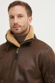 Куртка Alpha Industries B3 Arctic чоловіча колір коричневий перехідна 108109.250-brown