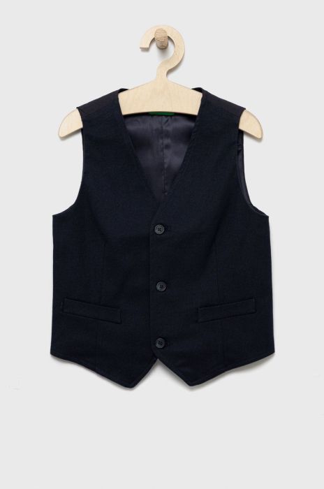 Дитячий жилет United Colors of Benetton колір синій (2574796)