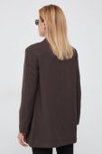 Піджак Vero Moda колір коричневий однобортний однотонна