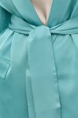Піджак Twinset без застібки однотонна колір бірюзовий