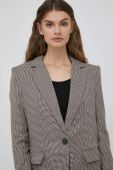 Піджак Vero Moda колір бежевий однобортний візерунок