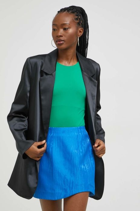 Піджак Only колір чорний oversize однотонна