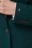 Піджак Tommy Hilfiger колір зелений однобортний однотонна (2654084)