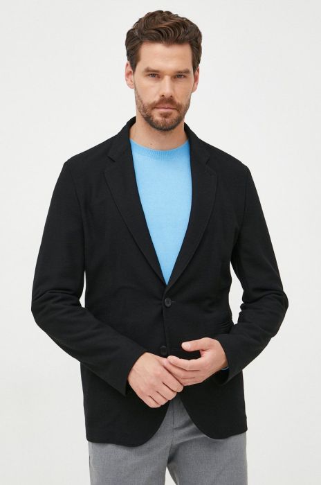 Піджак Emporio Armani чоловіча колір чорний