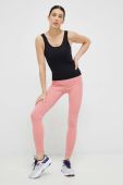 Легінси Dkny жіночі колір рожевий однотонні (2946543)