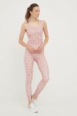 Легінси Guess жіночі колір рожевий візерунок (2462848)