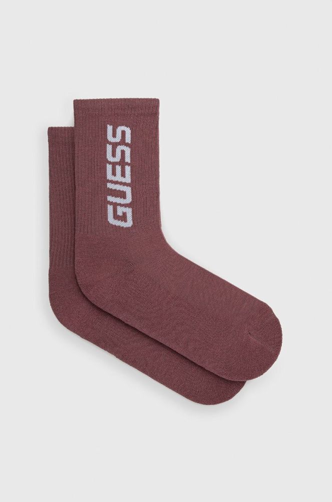 Шкарпетки Guess жіночі колір рожевий (2447292)