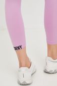 Легінси Dkny жіночі колір рожевий однотонні (2775313)