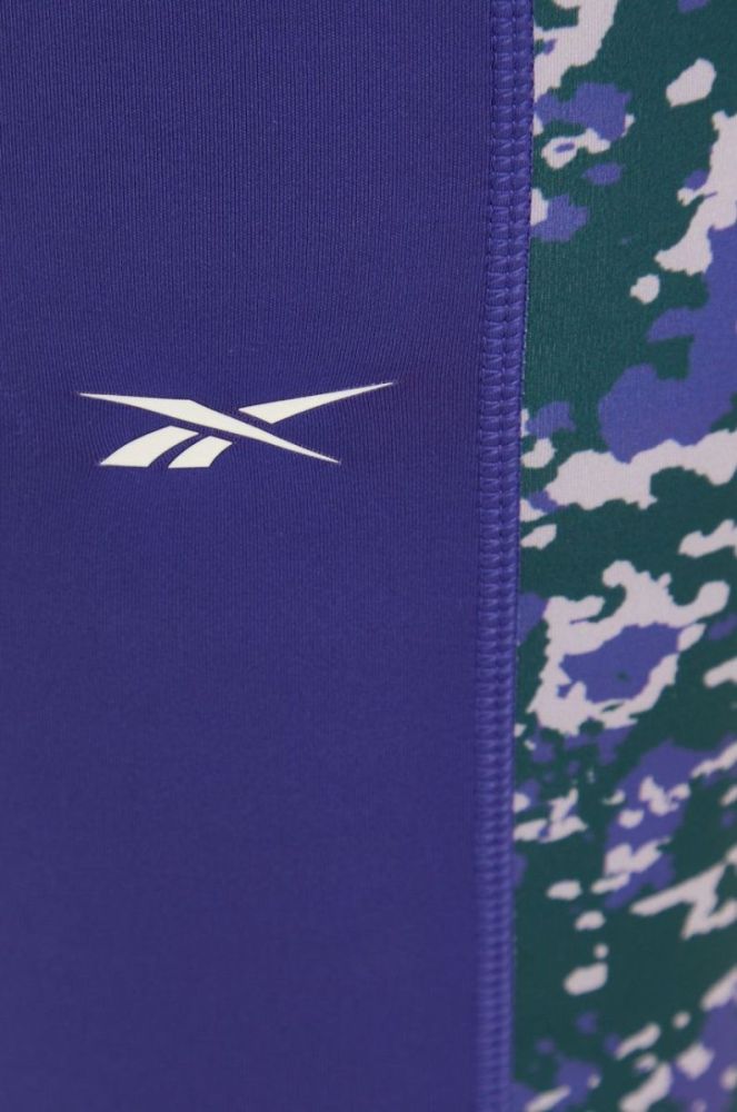 Легінси для тренувань Reebok Modern Safari жіночі колір фіолетовий візерунок фото 4