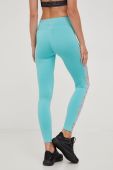 Легінси для бігу Reebok жіночі колір бірюзовий з принтом