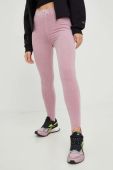 Легінси Reebok Classic жіночі колір рожевий однотонні