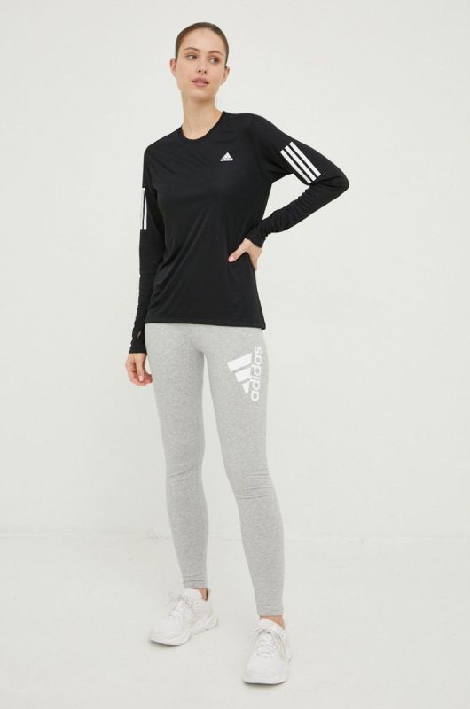 Легінси adidas жіночі колір сірий меланж (2528822) фото 2