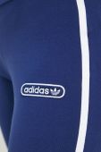 Легінси adidas Originals жіночі колір синій з аплікацією