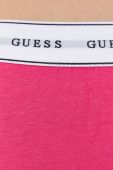 Легінси Guess жіночі колір рожевий з аплікацією
