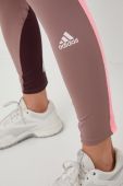 Легінси для бігу adidas Performance Own The Run жіночі колір коричневий візерунок