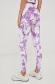 Легінси Guess жіночі колір фіолетовий візерунок
