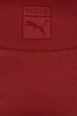 Легінси Puma x VOGUE жіночі колір бордовий однотонні 536694-43