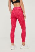 Легінси для тренувань adidas Performance жіночі колір рожевий візерунок