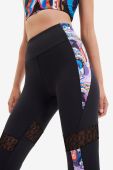Легінси Desigual жіночі колір чорний візерунок (2689250)