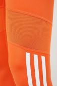 Легінси для тренувань adidas Performance Hyperglam жіночі колір помаранчевий з принтом