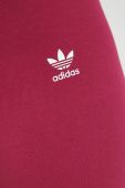Легінси adidas Originals жіночі колір фіолетовий однотонні (2793163)