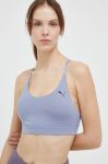 Бюстгальтер для йоги Puma Studio колір фіолетовий однотонний (2838215) Бюстгальтер для йоги Puma Studio колір фіолетовий однотонний (2838215)