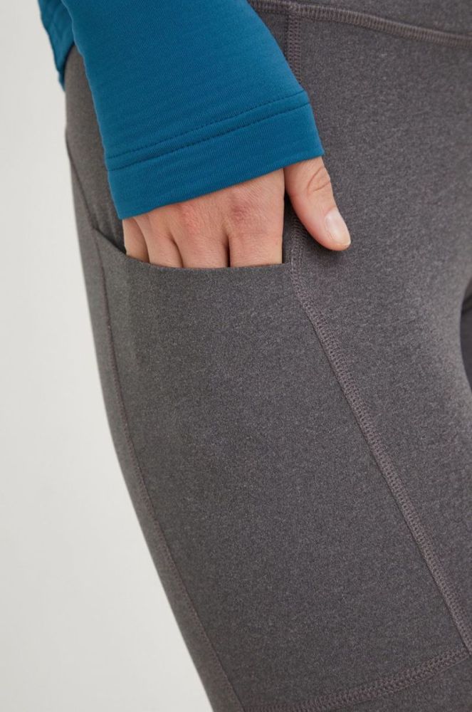 Спортивні легінси Helly Hansen Constructed жіночі колір сірий однотонні фото 4