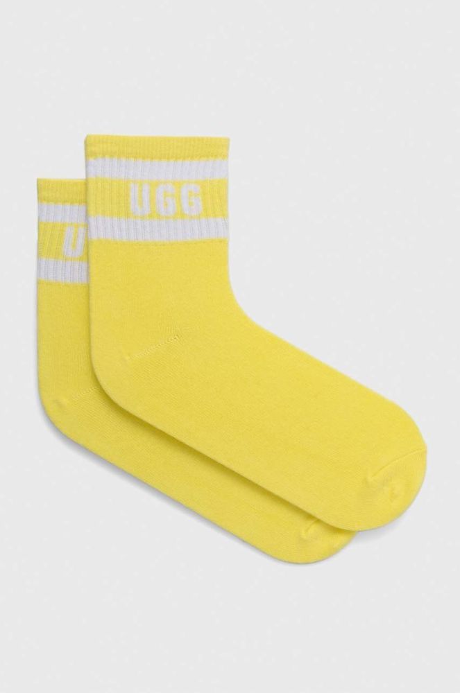 Шкарпетки UGG Dierson жіночі колір жовтий