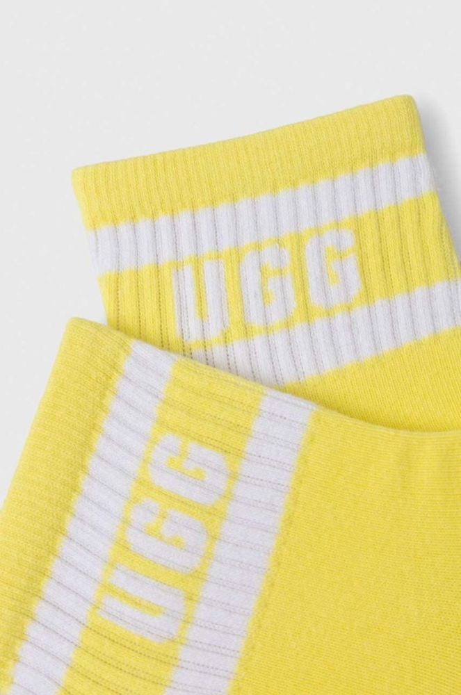 Шкарпетки UGG Dierson жіночі колір жовтий фото 2
