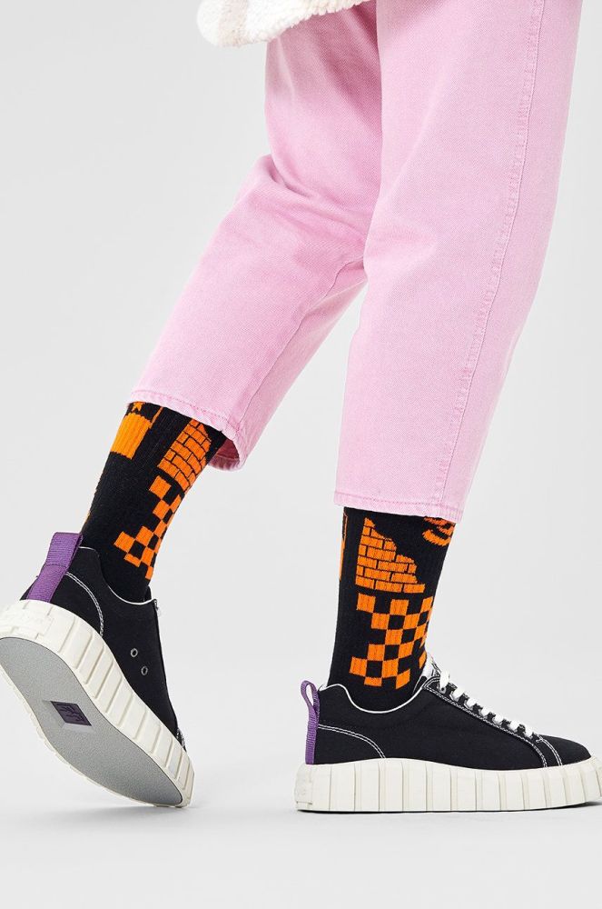 Шкарпетки Happy Socks жіночі колір чорний (2527177)