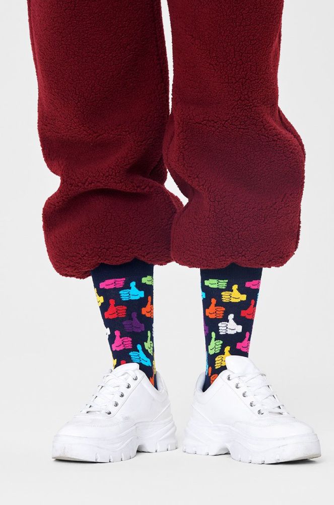 Шкарпетки Happy Socks жіночі колір синій (2536858)